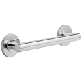 DELTA® 41812 Round Contemporary Decorative Grab Bar, 12 in L x 1-1/4 in Dia, Polished Chrome, Stainless Steel, Import