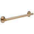 DELTA® 41824-CZ Round Contemporary Decorative Grab Bar, 24 in L x 1-1/4 in Dia, Brilliance® Champagne Bronze, Import