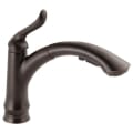 DELTA® 4353-RB-DST Linden™ Kitchen Faucet, Commercial, 1.5 gpm Flow Rate, 120 deg Swivel Spout, Venetian Bronze, 1 Handles, 1/3 Faucet Holes, Domestic