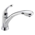 DELTA® 470-DST Signature™ Kitchen Faucet, 1.8 gpm Flow Rate, 120 deg Swivel Spout, Polished Chrome, 1 Handles, 1/3 Faucet Holes, Domestic