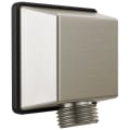 DELTA® 50570-SS-PR Square Universal Handshower Wall Elbow, 1/2 in Nominal, FNPT x NPSM End Style, Solid Brass, Import