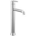 DELTA® 759-DST Trinsic® Vessel Lavatory Faucet, Commercial, 6-1/8 in Spout, 9-5/16 in H Spout, Polished Chrome, 1 Handles, Domestic