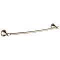 DELTA® 79724-PN Cassidy™ Towel Bar, 24 in L Bar, 4-1/2 in OAD x 2-1/2 in OAH, Brass, Nickel Plated, Import