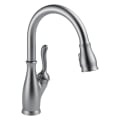 DELTA® 9178-AR-DST Leland® Kitchen Faucet, 1.8 gpm Flow Rate, Arctic™ Stainless Steel, 1 Handles, 1/3 Faucet Holes, Function: Traditional, Domestic, Commercial