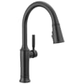 DELTA® 9184-BL-DST Renaldi™ Soft Touch Kitchen Faucet, 1.8 gpm Flow Rate, Matte Black, 1 Handles, 1 Faucet Holes
