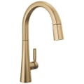 DELTA® 9191-CZ-PR-DST Monrovia™ Pull-Down Kitchen Faucet With Diamond Seal®, Touch-Clean® and MagnaTite™ Technology, 1.8 gpm Flow Rate, Champagne Bronze, 1 Handles, 1 Faucet Holes, Import, Commercial/Residential