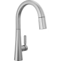 DELTA® 9191-AR-PR-DST Monrovia™ Pull-Down Kitchen Faucet With Diamond Seal®, Touch-Clean® and MagnaTite™ Technology, 1.8 gpm Flow Rate, Arctic Stainless, 1 Handles, 1 Faucet Holes, Import, Commercial/Residential