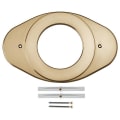 DELTA® RP29827CZ Shower Renovation Cover Plate, For Use With Tub and Shower, 0.38 in THK, Brass, Brilliance® Champagne Bronze™, Import