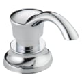 DELTA® RP71543 Cassidy™ Soap/Lotion Dispenser, Polished Chrome, 13 oz Capacity, Deck Mount, Brass