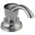 DELTA® RP71543AR Cassidy™ Soap/Lotion Dispenser, Arctic™ Stainless Steel, 13 oz Capacity, Deck Mount, Brass