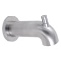 DELTA® RP73371SS Trinsic® Pull-Up Diverter Tub Spout, 6-3/16 in L x 3-3/8 in H, For Use With Tub and Shower Faucet, Stainless Steel, Import