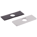 DELTA® RP78358BL Optional Escutcheon and Gasket, For Use With Model 567LF-PP/567LF-HGM-PP/567LF-HGM-PP/567LF-MPU-PP 1-Handle 3-Hole Modern Project Pack Faucet - Low Flow, 2.13 in L x 6.38 in W x 0.19 in H, Matte Black, Import