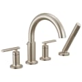 DELTA® T4742-SS Altado™ Trim, 1.75 gpm Flow Rate, 10 to 16 in Center, Stainless, 2 Handles, Function: Tub Filler, Domestic