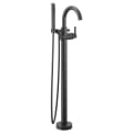 DELTA® T4759-BLFL Trinsic®/Compel® Contemporary Roman Tub Trim, Commercial, 1.75 Flow Rate, Matte Black, 1 Handles, Domestic