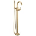 DELTA® T4759-CZFL Trinsic®/Compel® Contemporary Roman Tub Trim, 6 Flow Rate, Brilliance® Champagne Bronze, 1 Handles, Domestic