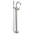 DELTA® T4759-SSFL Trinsic®/Compel® Contemporary Roman Tub Trim, Commercial, 6 gpm Flow Rate, Stainless Steel, 1 Handles, Domestic