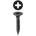 Dottie® DWT61 Drywall Screw, #6, 1 in OAL, Bugle Head, Black Oxide, Self-Piercing Point, Phillips® Drive