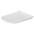 DURAVIT 0060590000 Removable Soft Close Toilet Seat, Elongated Bowl, Close Front Front, Plastic, White, Import