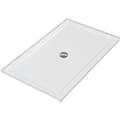 DURAVIT 720250000000090 720250 Architec Rectangular Shower Tray, White, Center Drain, 60 in L x 36 in W x 2-1/2 in D
