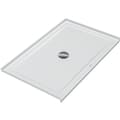 DURAVIT 720253000000090 720253 Architec Rectangular Shower Tray, White, Center Drain, 48 in L x 30 in W x 2-1/2 in D