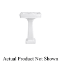 DXV D20030008.415 Fitzgerald® Three Hole Lavatory Slab Only, 18 in L x 24 in W x 6-1/8 in H, 8 in Faucet Hole Spacing