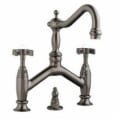 DXV D3510725C.110 Bridge Lavatory Faucet, LANDFAIR®, 1.2 gpm Flow Rate, 7-5/16 in H Spout, Carbon Bronze, 2 Handles, Speed Connect® Drain
