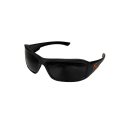 EDGE® TXB236-E2 Brazeau Torque Polarized Safety Glasses With Orange E Logo, Anti-Scratch, Smoke Lens, Full-Frame Frame, Matte Black, Nylon Frame, Polycarbonate Lens, ANSI/ISEA Z87.1+2015, MCEPS GL-PD 10-12