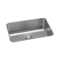 Elkay® ELUH241610PD Lustertone™ Classic Kitchen Sink, 24 in L x 16 in W Bowl x 10 in D Bowl, 26-1/2 in L x 18-1/2 in W x 10 in H, Under Mounting, 18 ga 304 Stainless Steel