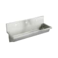 Elkay® EWMA60203 Handwash Sink, Rectangle Shape, 18 in W x 6 in D x 14-1/2 in H, Wall Mount, Stainless Steel, Buffed Satin, Domestic