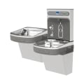 Elkay® EZSTLDDWSVRSK EZH2O® Non-Filtered Bi-Level Bottle Filling Station and Cooler, 1.5 gpm Flow Rate, Push Bar/Sensor Operation, Non-Refrigerated Chilling, Domestic