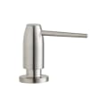 Elkay® LK325LS Avado® Soap/Lotion Dispenser, Lustrous Steel, 16 oz Capacity, 1-3/4 in OAL, Deck Mount, Brass
