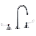 Elkay® LK800GN05T4 Faucet, Commercial, 1.5 gpm Flow Rate, Gooseneck Spout, Polished Chrome, 2 Handles
