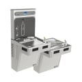 Elkay® LMABFTL8WSSK EZH2O® Filtered Bi-Level Bottle Filling Station and Cooler, 1.1 gph Flow Rate, Sensor Operation, Refrigerated Chilling, 2 Stations, Domestic