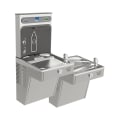 Elkay® LVRCGRNTL8WSK EZH2O® Filtered Bottle Filling Station and Cooler, 1.1 gpm Flow Rate, Mechanical Front Bubbler Button Operation, Refrigerated Chilling, Domestic