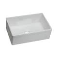 Elkay® SWUF28179WH Apron Front Sink, Rectangle Shape, 29-7/8 in W x 19-3/4 in D x 10-1/16 in H, Apron Front Mount, Fireclay, White, Import