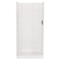 ELM® 557WHT DURAWALL® Bathtub Wall, 57 in H, Fiberglass, Domestic