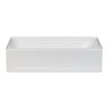 ELM® T6030L Topaz™ Premier Bathtub, 60 in L x 30 in W, Left Drain, White, Domestic