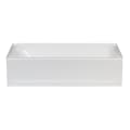 ELM® ┬áT6030R Premier Bathtub, Topaz™, Soaking, 60 in L x 30 in W, Right Drain, White, Domestic