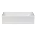 ELM® T6032L T6032 Topaz Bathtub, Soaking, 60 in L x 32 in W, Left Drain, White, Domestic