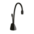 Insinkerator® Indulge™ 44251G FGN1100 Contemporary Instant Hot Water Dispenser Faucet, Residential, High-Arc Swivel Spout, Gloss Black, 1 Handles, Import