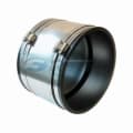 Fernco® 1006-66RC 1006RC Strong Back Flexible Pipe Coupling, 6 in Nominal, Concrete x Cast Iron/Copper/Lead/Plastic/Steel End Style, PVC, Domestic