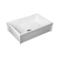 FIAT® MSB3624 Mop Service Basin, Squared Shape, 36-3/16 in W x 24-3/16 in D x 10 in H, Molded Stone, White