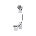 Geberit 151.514.00.1 TurnControl Cable-Operated Bath Waste and Overflow Drain Rough-In Kit, Domestic