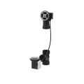 Geberit 151.505.00.1 Turn Control Cable-Operated Bath Waste and Overflow Bathtub, 6-7/8 in W x 15-3/4 in D x 3-5/8 in H, Domestic