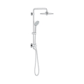 GROHE 27867001 Tempesta Multi Function Shower System, 2.5 gpm Flow Rate, 1/2 in NPT Inlet, 59 in L Hose, Import