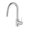 GROHE 32665003 32665_3 Concettoâ„¢ 32665003 32665_3 Concettoâ„¢ Pull-Down Kitchen Faucet, 1.75 gpm Flow Rate, Polished Chrome, 1 Handles, 1 Faucet Holes, Residential