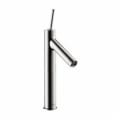 AXOR 10123001 Starck Medium Bathroom Faucet, Commercial, 1.5 gpm Flow Rate, 6-1/2 in H Spout, 1 Handles, 1 Faucet Holes, Polished Chrome, Function: Traditional