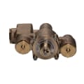 Haws® AXION® TWBS.EWE Emergency Tempering Thermostatic Mixing Valve, 1/2 x 3/4 in Nominal, FNPT End Style, 125 psi Pressure, 1 to 12 gpm Flow, Brass Body