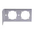 Holdrite® PEXRITE® 709 Flat Bracket With 1-3/8 in Keyed Hole, 25 lb, Cold Rolled Steel, Galvanized, Domestic