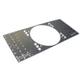 Holdrite® HFPCD1 HydroFlame™ Pro Corrugated Metal Deck Plate, For Use With HFP-P/M2, HFP-P/M2B, HFP-H3, HFP-H3B #1 Non-Telescoping Fire Stop Sleeve, #2 Hollow Sleeve and 1/4 to 1-1/4 in Plastic and Metal Penetrating Pipe